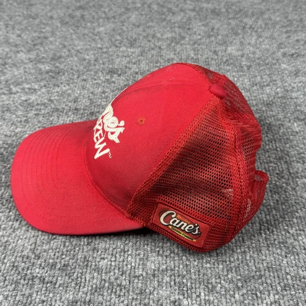 Raising Canes Hat Cap Snap Back Employee Crew Uniform Chicken Fingers One Love